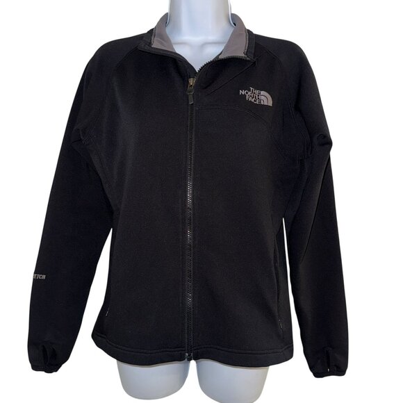 The North Face TNF Womens Jacket S Black Flight Series TKA Stretch Pockets - Picture 1 of 8